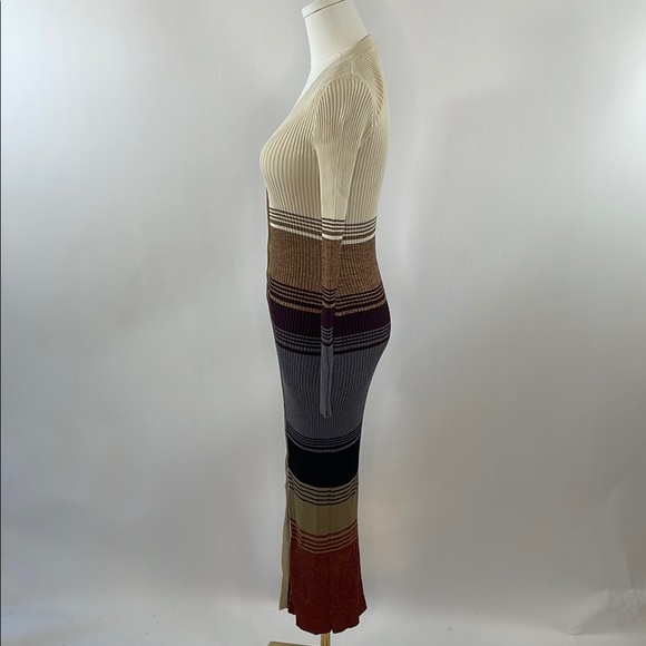 STAUD Sahara Stripe Shoko Sweater Dress XS - Picture 9 of 11